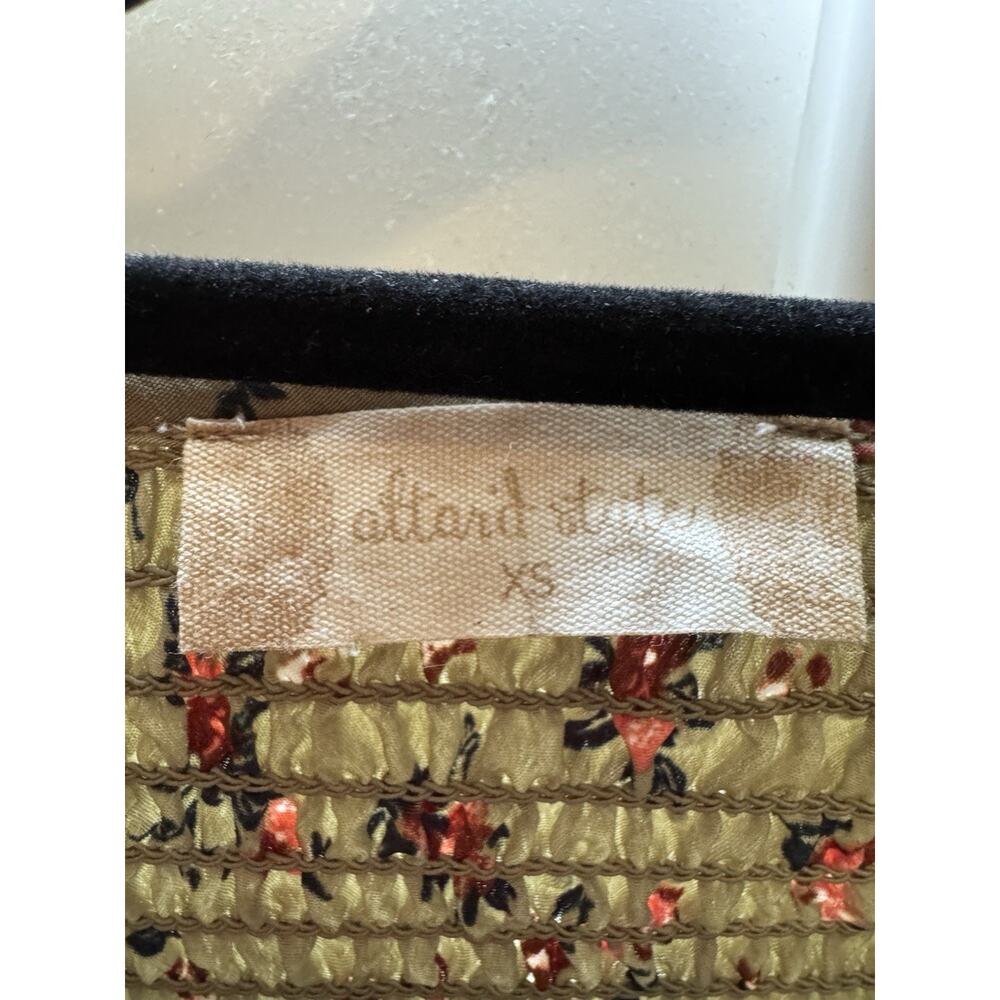 🔴Altered state Flare Sleeve Olive Floral Boho Dress XS - Picture 4 of 5